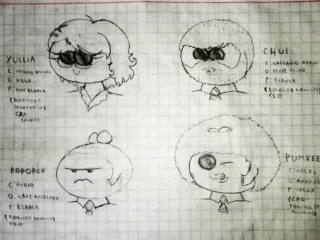 Various characters from the PMC