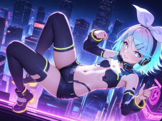 Cyberpunk Futuristic Kagamine Rin