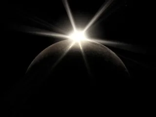 Sun behind Mercury